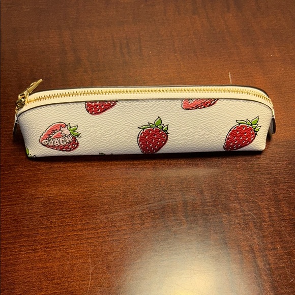 Coach | Accessories | Coach Pencil Case With Strawberry Print